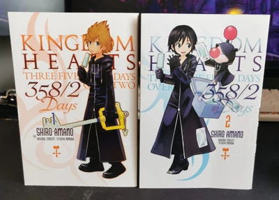 Kingdom Hearts 358/2 Days Manga Lot Vol 1 & 2 Rare OOP English - Image 1 of 3