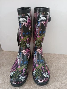 Trespass ELENA - Female Welly Tropical Floral Print FAFOBOK30010 Waterproof - Bild 1 von 6