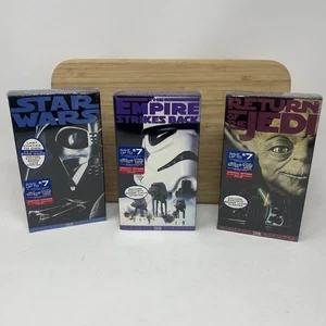 Star Wars Trilogy 3-Tape Set 1995 VHS New Factory Sealed Watermark - Picture 1 of 8