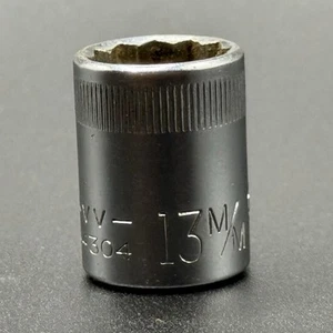 Craftsman USA 13mm 12 Point 3/8" Drive Shallow Socket 44304 - Picture 1 of 3