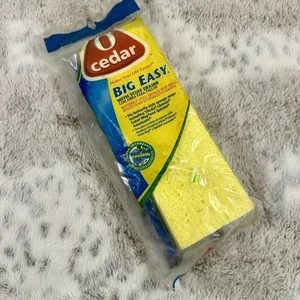 O Cedar Big Easy Yellow Butterfly Sponge Mop Refill With Scuff Eraser New Sealed - Picture 1 of 4