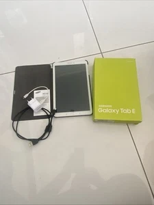 Samsung Galaxy Tab E 8GB, Wi-Fi, 9.6 inch - White - Picture 1 of 5