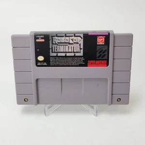 Robocop Versus Vs Terminator (Super Nintendo, 1993) SNES Authentic Tested - Picture 1 of 2