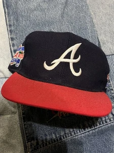 Vintage Atlanta Braves World Series American Needle ANNCO Snapback Mütze 90er MLB - Bild 1 von 8