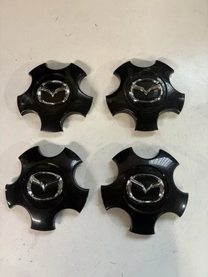 2003-2008 Mazda 6 Black Center Caps G25S37190A 17" Wheel 64880 18" Wheel 64884 - Image 1 of 2
