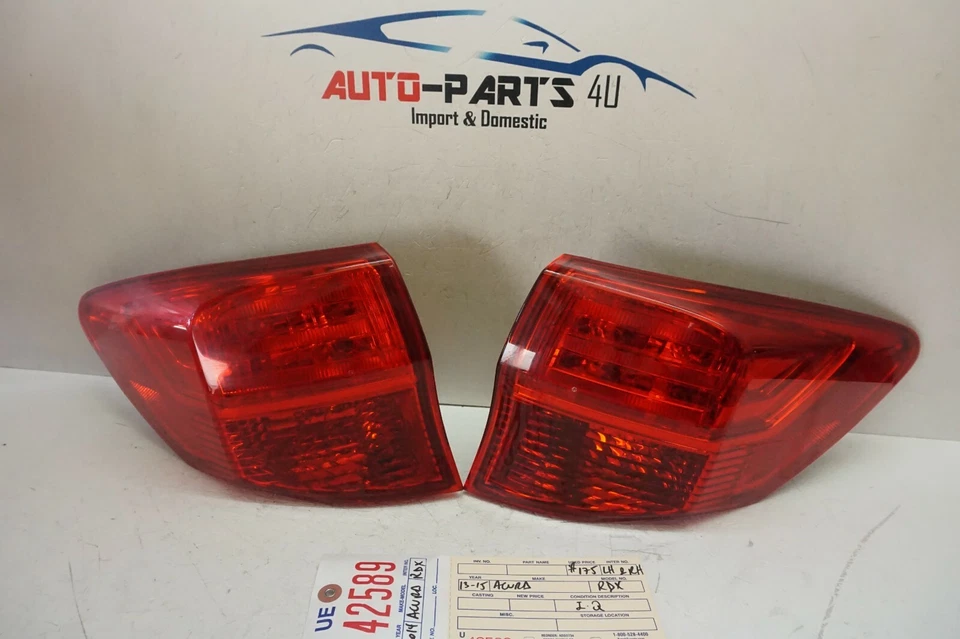 2013 2014 2015 ACURA RDX ЛЕВЫЙ И ПРАВЫЙ ЗАДНИЙ ФОНАРЬ КОМПЛЕКТ OEM UE42589 - Изображение 1 из 4