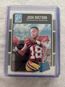 🏆 2016 Donruss Optic Rated Rookie JOSH DOCTSON RC #178 WASHINGTON REDSKINS - Foto 1 di 2