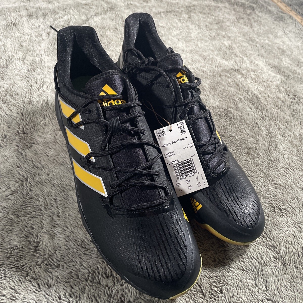 野球　アディダス　アフターバーナー　７　ゴールド　EG7611 Adidas Adizero Afterburner 7 Mens Baseball Cleats Gold/White