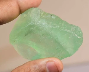100% Natürliches Grün Kolumbien Smaragd Fluorit 374.0 Karat Muster FACET Grobem - Bild 1 von 6