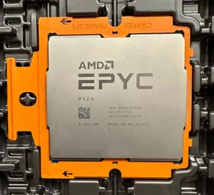 Processeur CPU DDR5-4800 MHz 16 cœurs SP5 AMD EPYC 9124 TDP-200W 3,0 GHz ~ 3,6 GHz - Photo 1/2