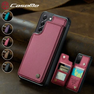 Funda de cuero con soporte para tarjeta abatible para teléfono Samsung Galaxy A16/A36/A56 cubierta trasera - Imagen 1 de 42