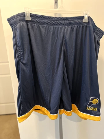INDIANA PACERS NBA GYM SHORTS MENS 4XL BRAND NEW WITH TAGS Cover