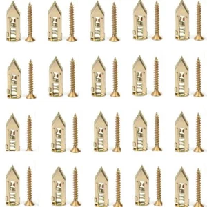 20x Dry Wall Anchors Gypsum Expansion Anchors Self Drilling Wall Anchor - Picture 1 of 9