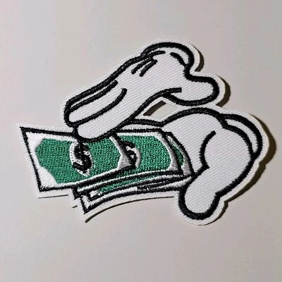 INSIGNIA PARCHE MONEDA SIGNOS $ DÓLAR BANCO PARA HACER EFECTIVO CONTEO BILLETES P108 Foto 1 de 2