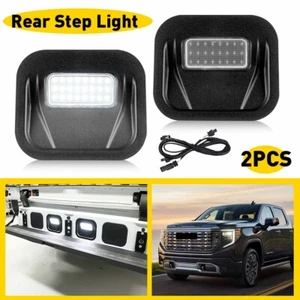 Pair LED Tailgate Step Light for GMC Sierra 1500 2500HD 3500HD Chevy Silverado - Picture 1 of 13