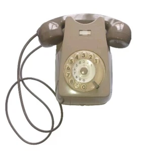 Telefono Siemens S62 A Disco Rotella Verticale Telecom Beige Vintage NON TESTATO - Zdjęcie 1 z 5