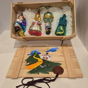 Polonaise Kurt Adler Wizard Of Oz 4 Blown Glass Ornaments Made In Poland *READ* - Picture 1 of 24