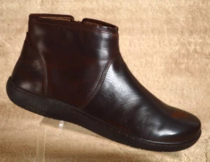 Birkenstock Bennington Women's 5 M 36 Zip Leather Ankle Boots Brown - Imagen 1 de 8