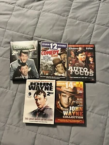 5 Old Time DVD Movies Shows Lot Colgate Comedy Hour 9 John Wayne Films Costello - Picture 1 of 6