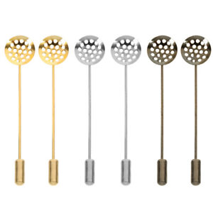 6-Pack Large Skimmer Spoon Lapel Pins for DIY Jewelry-DI