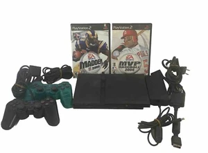 sony ps2 slim console bundle And 2 Games - Picture 1 of 7