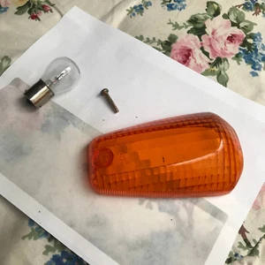 HONDA TRANSALP REAR INDICATOR LENS WITH SCREW AND BULB YEAR 2000 - Picture 1 of 1