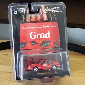 M2 Coca-Cola 1980 Ford Mustang GT Share a Coke with a Grad Diecast 1:64 - Picture 1 of 8