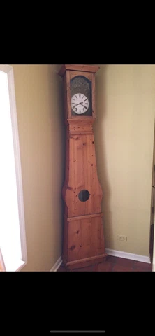 Antique Grandfather Clock 1800-1820 French-Made Cover