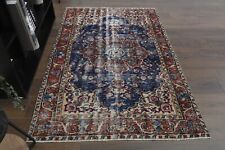 3.9x5.9 ft, PERSIAN SMALL RUG, Vintage Area Rug, Dining Room, Living Room Rug
