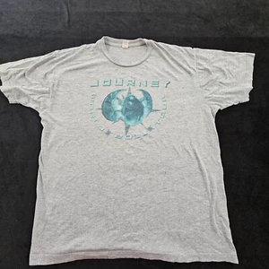 Journey 2011 World Tour Tultex Gray Short Sleeve Cotton Blend T-Shirt Men's XL - Picture 1 of 7