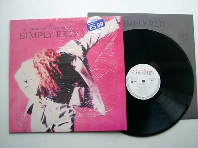 SIMPLY RED - A New Flame LP - WX242 - 1st 1989 EU Issue - Image 1 of 4