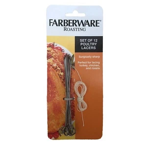 Farberware Edelstahl Geflügelschnürsenkel, 12 Stück - Bild 1 von 1