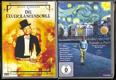 2 DVDs★H. RÜHMANN•DIE FEUERZANGENBOWLE-DVD + MIDNIGHT IN PARIS-DVD★NEUWERTIG★ - Bild 1 von 4