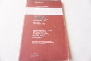 1993 Intercity Railway Working Timetable Section YA Doncaster Glasgow - Picture 1 of 7