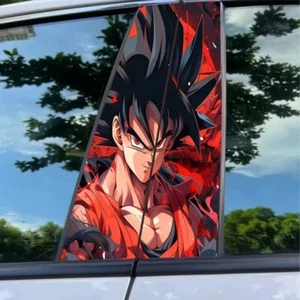 2pcs Anime Personalized Car Center Pillar Sticker B-pillar Protective Film - Picture 1 of 1