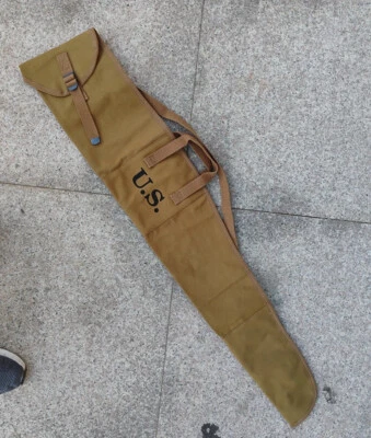 TACTICS US ARMY WW2 1943 GENERAL  CANVAS POUCH Length 110 cm Replica - Image 1 of 2