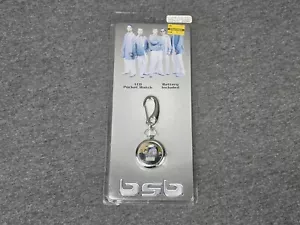 Vintage Y2K Backstreet Boys LCD Pocket Watch Silver Winterland 2000 Nelsonic - Picture 1 of 2