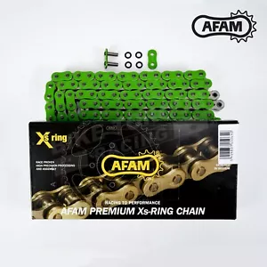 Cadena de eslabones Afam Green 520 Pitch 112 para Kawasaki Z1000/R (520 Race) 2014-2020 - Imagen 1 de 1