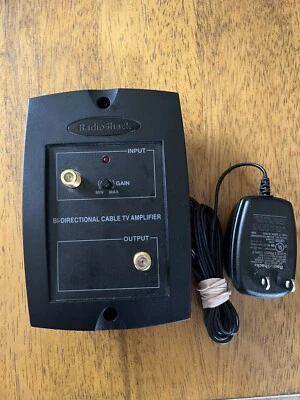 RadioShack 15-2505 Bi-Directional Cable TV Amplifier - Image 1 of 3