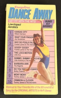 Esquire Dance Away Low Impact Aerobics Oldies But Goodies 50s 60s Cat 744 Sealed - Immagine 1 di 4