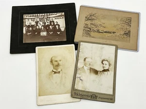 ThriftCHI ~ 4 Antique Cabinet Card Photographs Photos Lincoln Memorial - Picture 1 of 8
