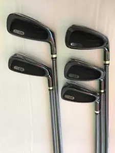 2011 PRGR egg 6~Pw 5pc original Carbon SR-flex M-40 IRON SET Golf Clubs R523 - Picture 1 of 6