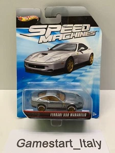 HOT WHEELS FERRARI 550 MARANELLO - SPEED MACHINES W2322-0719 - NEW SEALED 2011 - Picture 1 of 10