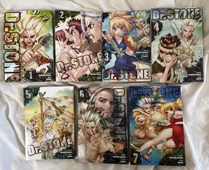 Manga Dr. Stone INGLÉS volúmenes 1-7 - Imagen 1 de 8