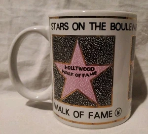HOLLYWOOD "WALK OF FAME - STARS ON THE BOULEVARD" Vintage 1992 Coffee Mug - Picture 1 of 6