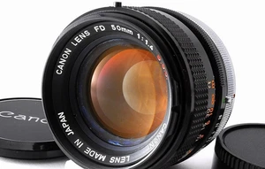 [Exc+5] Canon FD 50mm f/1.4 S.S.C. SSC Standard MF Lens From JAPAN - Picture 1 of 14