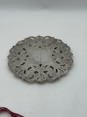 "Plato de plata expandible para servir Trivit se expande a 13"" por Lunt Silversmith" Foto 1 de 4