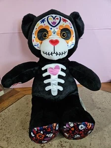 Build A Bear DOD BEAR Dia De Los Muertos 16" BAB Day Of The Dead Skeleton Z5 - Picture 1 of 3