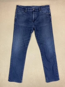 Banana Republic The Traveler Jeans Mens 36x34 Blue Slim Fit Stretch Straight - Picture 1 of 12