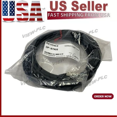 Keyence OP-87905 Laser Sensor Head Cable 10m  US Free TAX - Image 1 of 4